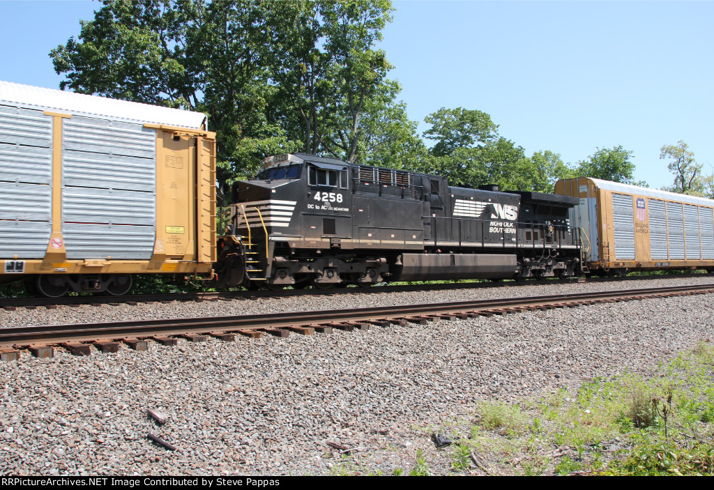 NS 4258 is a mid-train DPU on 18N